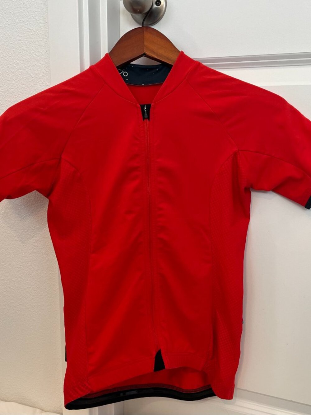 VELOCIO Women's Signature Short Sleeve Cycling Jersey SMALL Red Road Bike Gravel
